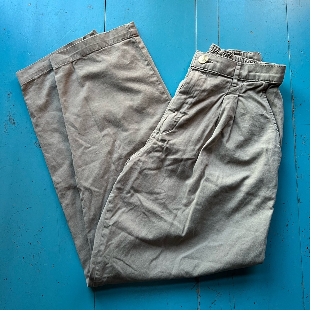 Big bud press trouser pants, khaki grey, xs